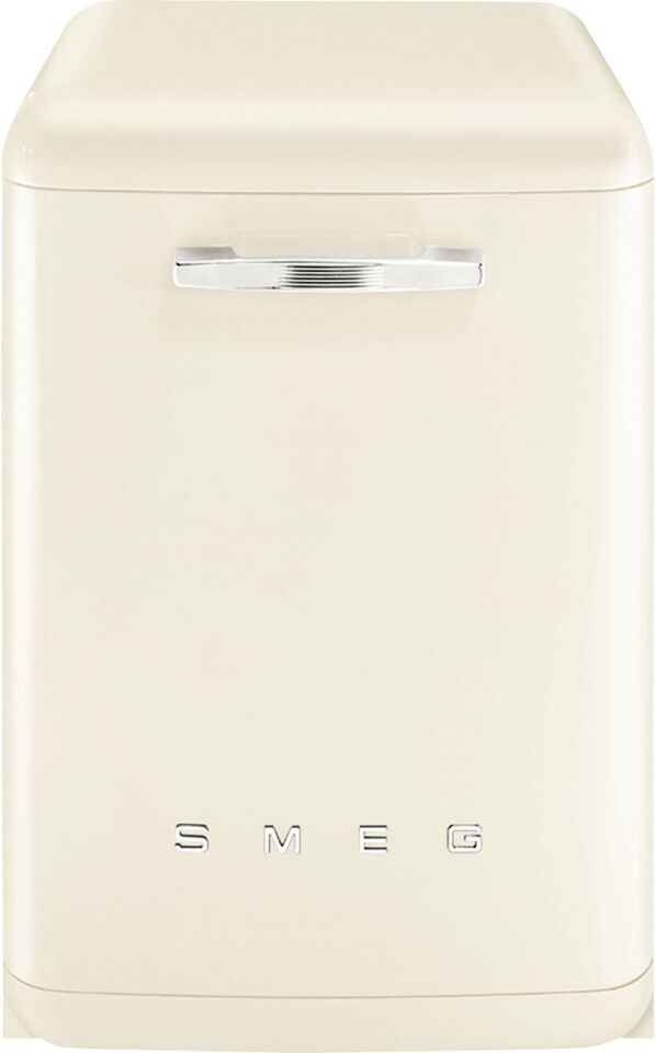 Smeg DFFABCR 60cm Retro Freestanding Dishwasher - CREAM