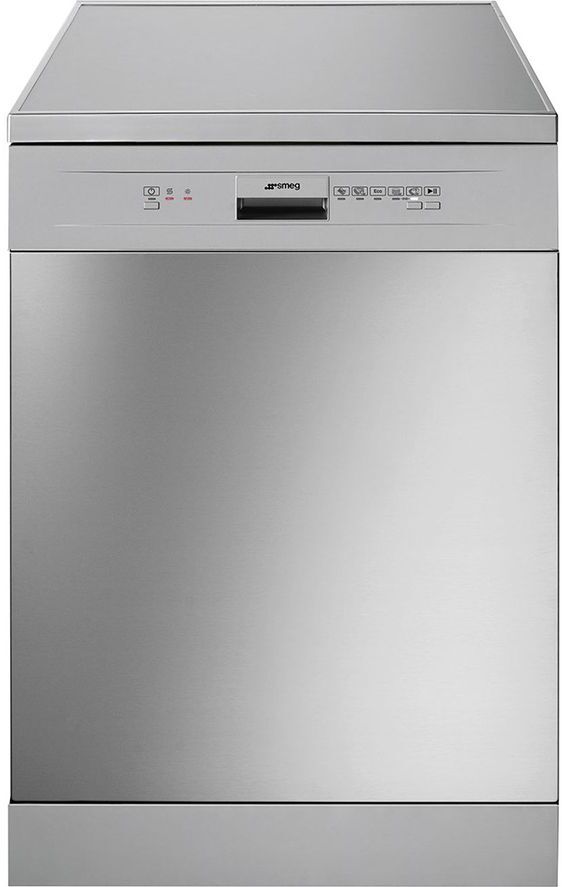 Smeg DFD13E2X 60cm Silver Freestanding Dishwasher - Silver