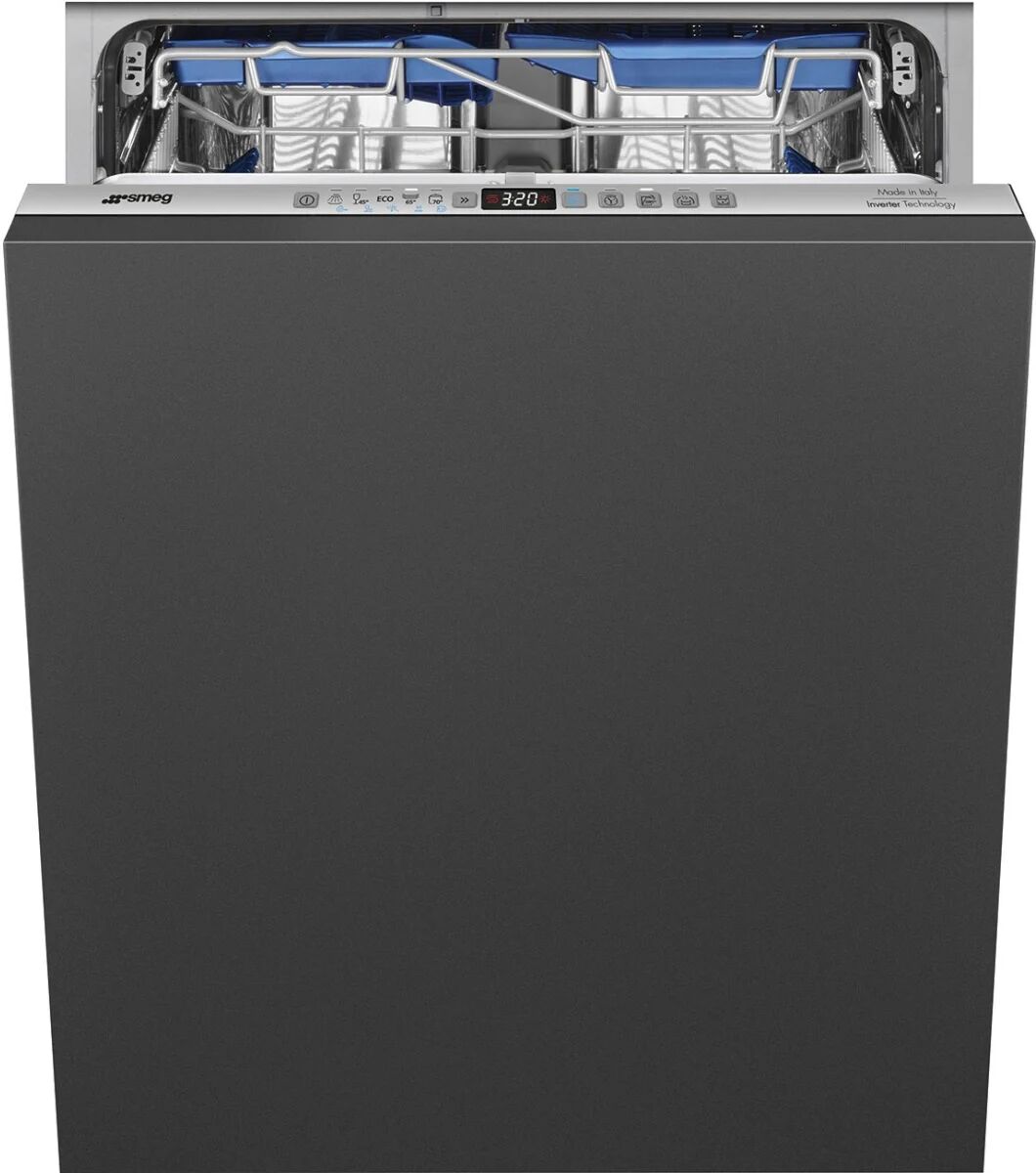 Smeg DI322BQLH 60cm Stainless Steel Integrated Dishwasher - Stainless Steel