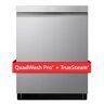 LG 23.75 in. PrintProof Stainless Steel Smart Top Control Dishwasher with QuadWash Pro, Dynamic Dry and TrueSteam