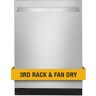 Whirlpool 24 in. Fingerprint Resistant Stainless Steel Top Control Dishwasher with 3rd Rack