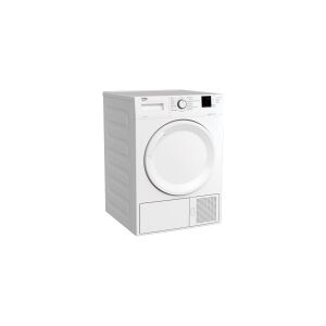 Beko DS73S2PA - Tørremaskine - bredde: 59.7 cm - dybde: 50.8 cm - højde: 84.7 cm - frontbetjening - hvid