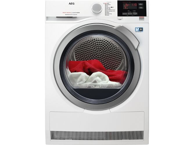 AEG Secadora AEG T8DBG842 (8 kg - Bomba de Calor - Blanco)