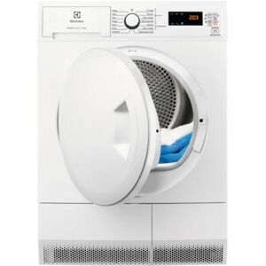 electrolux - sèche-linge pompe à chaleur avec condenseur 60cm 8kg blanc - edhf2812wc - Publicité