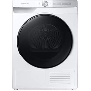 Samsung DV90T7240BH/S3 Sèche-linge avec AI Control Séchage rapide en 81 minutes, programme désinfectant, Air Wash, prévention des plis, technologie Optimal Dry, filtre 2 en 1, blanc, hublot noir - Publicité