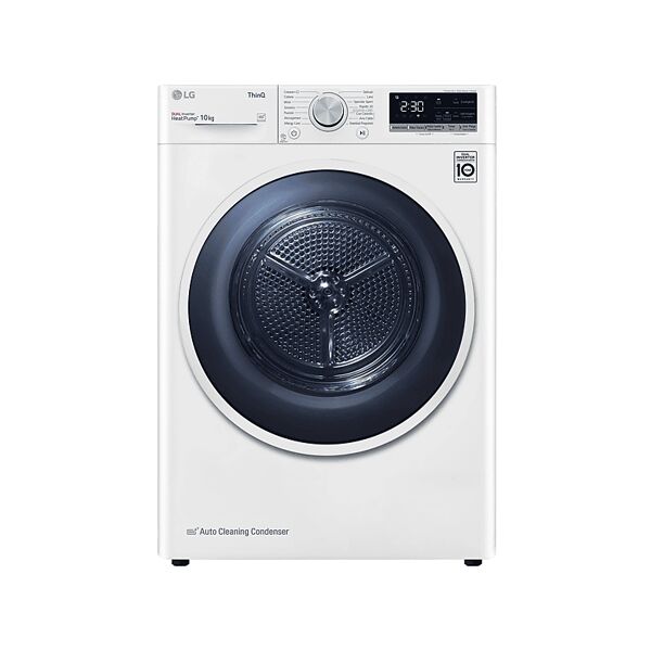 lg rh10v9av4w asciugatrice, 10 kg, 69 cm, classe a+++