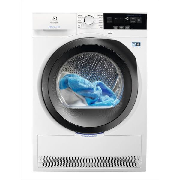 electrolux asciugatrice ew9he283 8 kg a+++-bianco/oblò nero