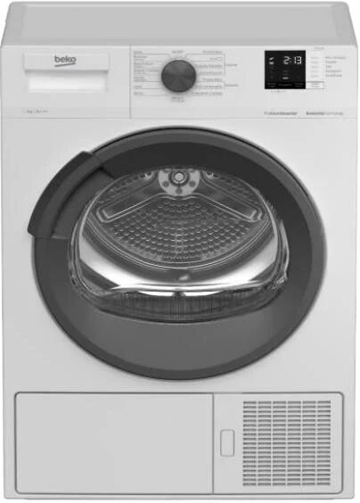 beko asciugatrice 10kg invertera++ drx1023ai