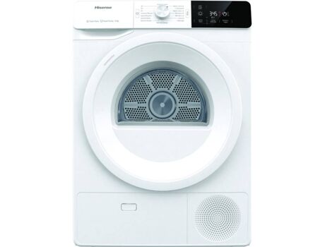 Hisense Máquina de Secar Roupa DHGE901 (9 kg - Bomba de Calor - Branco)