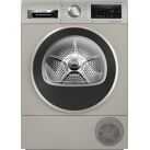 Bosch WQG245S9GB Series 6 Heat Pump 9kg Tumble Dryer - Silver Inox