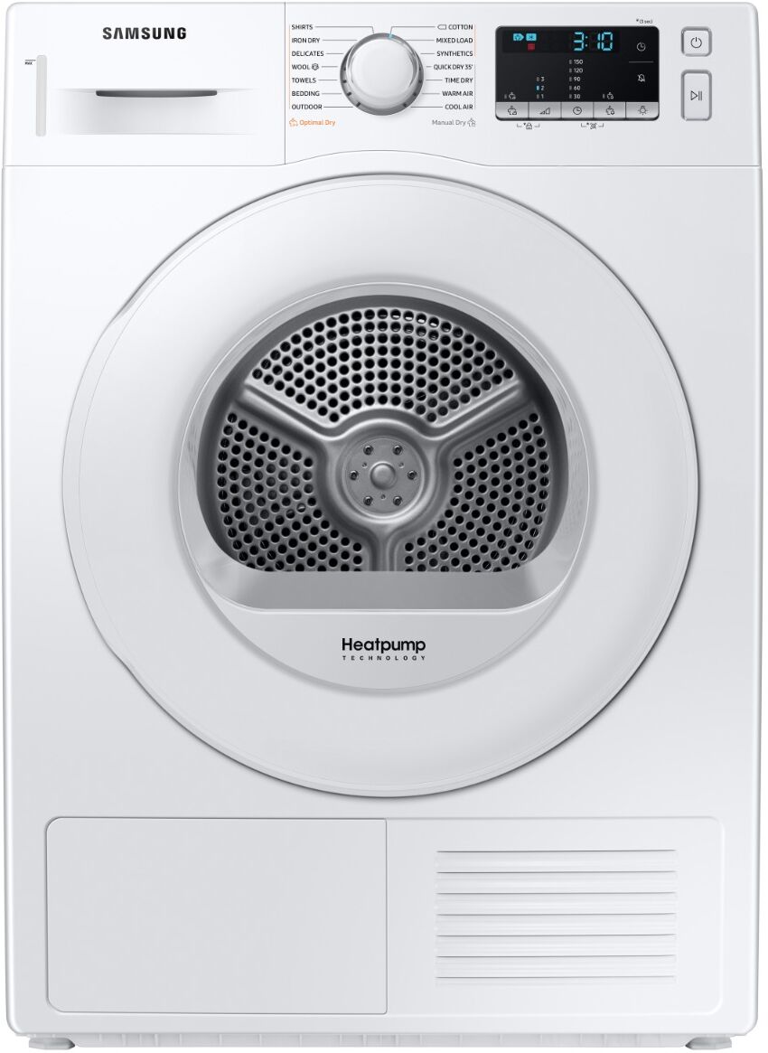 SAMSUNG Series 5 DV80TA020TE/EU 8kg Heat Pump Tumble Dryer with Optimal Dry - White