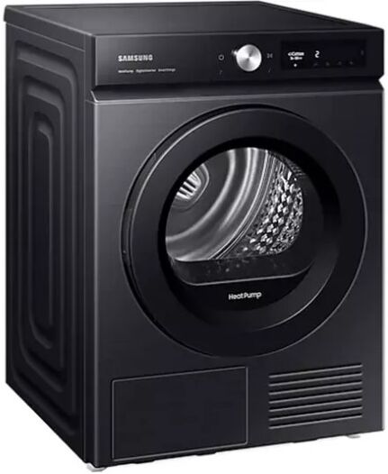 SAMSUNG Bespoke AI Series 6+ DV90BB5245AB/S1 Heat Pump 9kg Tumble Dryer with Optimal Dry - Black