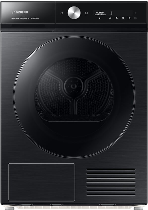 Samsung Bespoke AI™ Series 8 DV90BB9445GBS1 with Super Speed Dry & OptimalDry™, Heat Pump Tumble Dryer, 9kg in Black