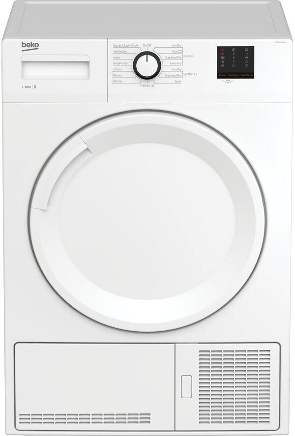 BEKO DTBC10001W 10 kg Condenser Tumble Dryer - White, White