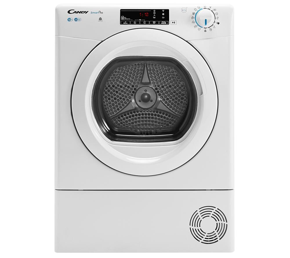 Candy HOOVER Smart Pro CSOE C10TG WiFi-enabled 10 kg Condenser Tumble Dryer - White, White