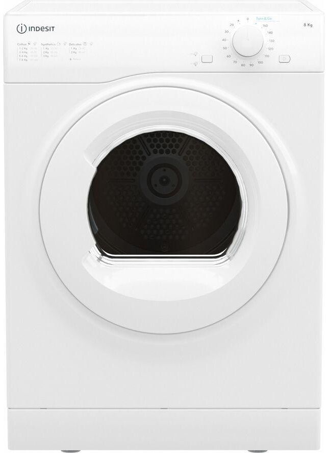 INDESIT I1 D71W UK 7 kg Vented Tumble Dryer - White, White