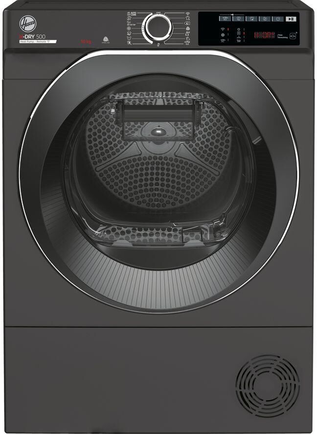 HOOVER H-Dry 500 NDE H10A2TCBER WiFi-enabled 10 kg Heat Pump Tumble Dryer  Black, Silver/Grey