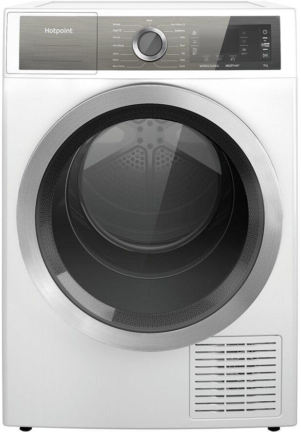 HOTPOINT H8 D93WB UK 9 kg Heat Pump Tumble Dryer - White, White