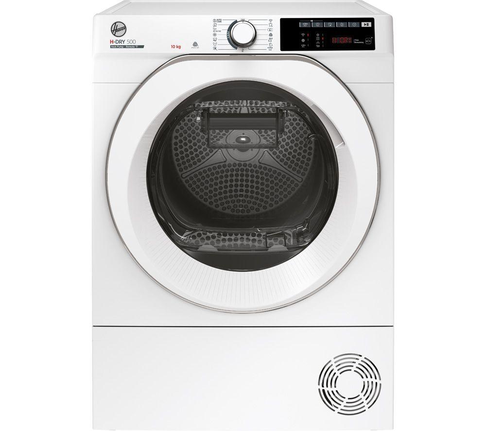 HOOVER H-Dry 500 NDE H10A2TCE WiFi-enabled 10 kg Heat Pump Tumble Dryer  White, White