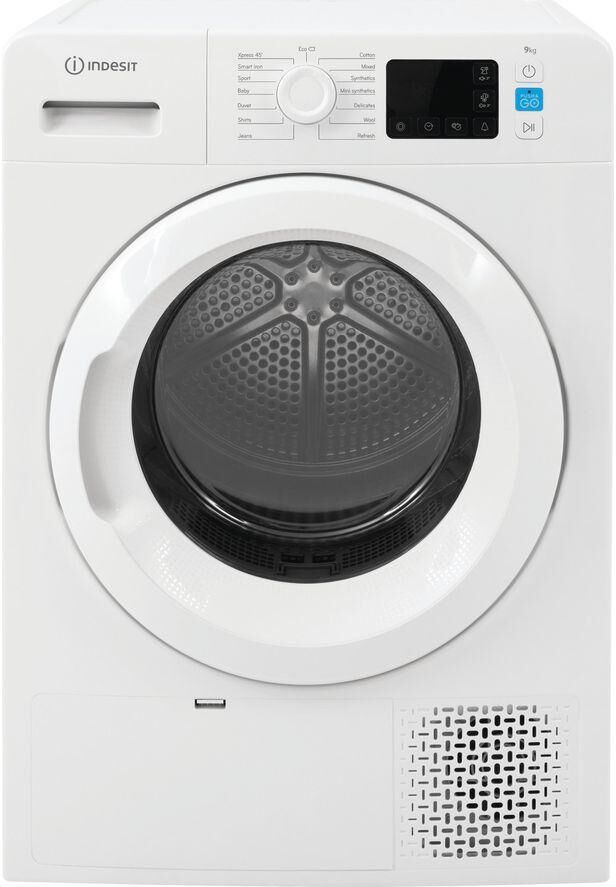 INDESIT YT M11 92 X UK 9 kg Heat Pump Tumble Dryer - White, White