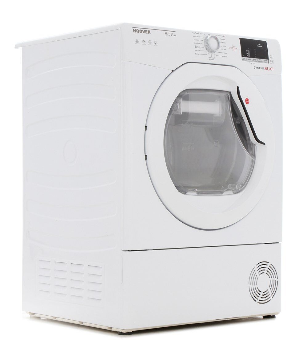 Hoover DXH9A2DE Condenser Dryer with Heat Pump Technology - White