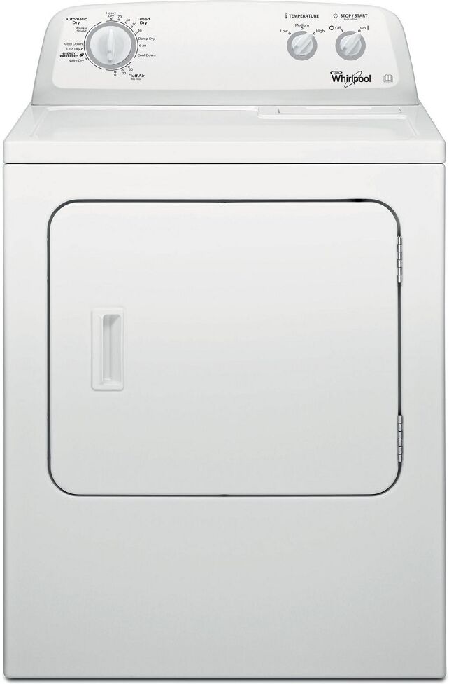 Whirlpool 3LWED4705FW 15kg American Vented Tumble Dryer - WHITE