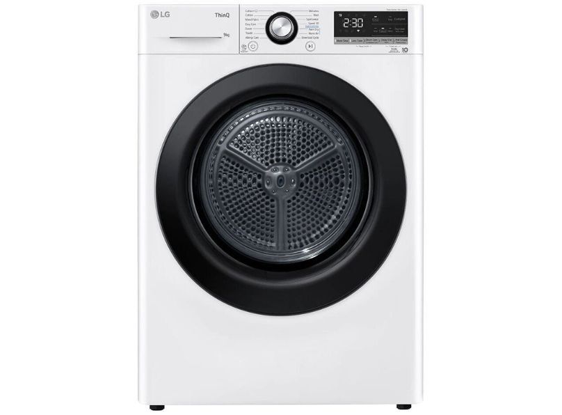 LG Electronics Fdc309w 9kg Heat Pump Tumble Dryer