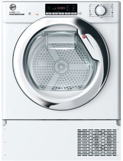 Hoover BATDH7A1TCE White 7kg Integrated Heat Pump Tumble Dryer - White