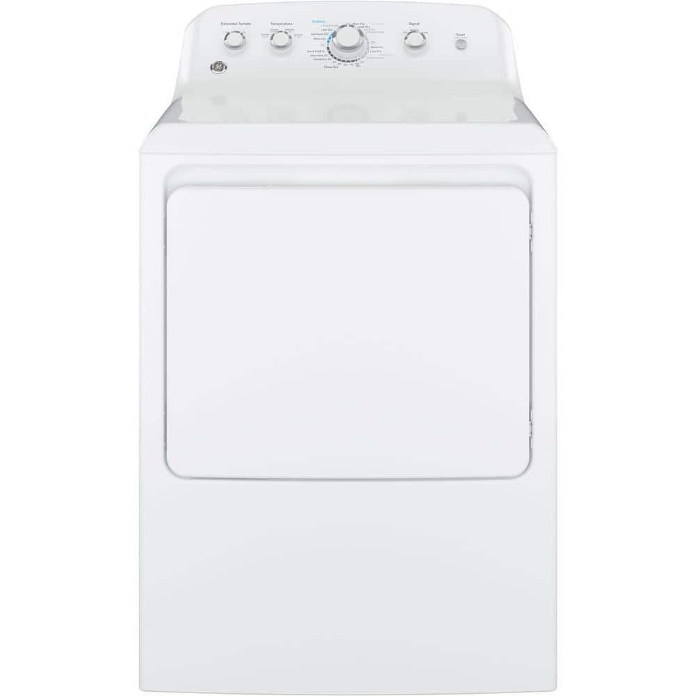 GE 7.2 cu. ft. vented Electric Dryer in White with Wrinkle Care