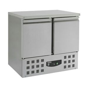 CombiSteel Gastro Tiefkühltisch Gefrierschrank Tiefkühlschrank, 2 Türen, 943x700x855mm