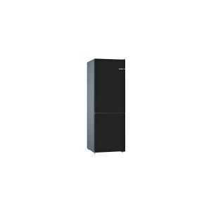 Bosch Serie   4 accent   line KGN36IZEA - Køleskab/fryser - bund-fryser - bredde: 60 cm - dybde: 66 cm - højde: 186 cm - 326 liter - Klasse E - mat sort