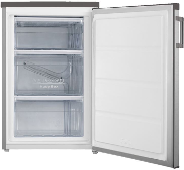 Svan scv855500ex congelador vertical libre instalacion 84.5x56x62.7cm clase e inox