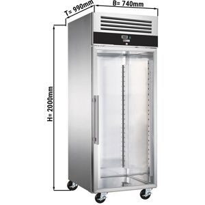 GGM GASTRO - Congélateur de boulangerie PREMIUM - EN 60x80 - 600 litres - 1 porte vitrée