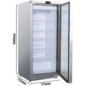 GGM Gastro - Congelateur de stockage ECO - 600 litres - avec 1 porte Argent