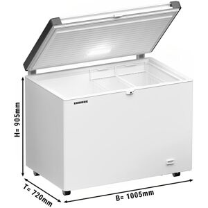 GGM Gastro - LIEBHERR Congelateur bahut - 1005x720mm - 266 litres - couvercle plastique Blanc