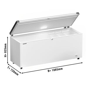 GGM Gastro - LIEBHERR Congelateur bahut - 1885x720mm - 542 litres - couvercle plastique Blanc