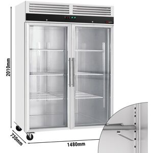 GGM GASTRO - Congélateur ECO - 1200 litres - avec 2 portes vitrées