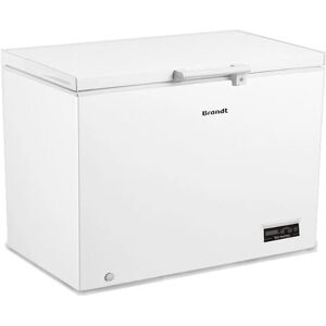 Congélateur coffre 112cm 308l Brandt BFK301ESW - blanc - Publicité