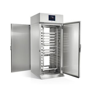 Virtus group Congélateur Pass Through 700 Litres En Inox GN 2/1, 10°/ 20°C, Isolation 80 mm Wifi Virtus BMB0090/F