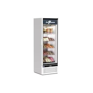 Iarp Vitrine verticale négative GLEE 45 LITE, 670 x 640,5 x 1965 mm, ventilé, blanc, présentation glaces