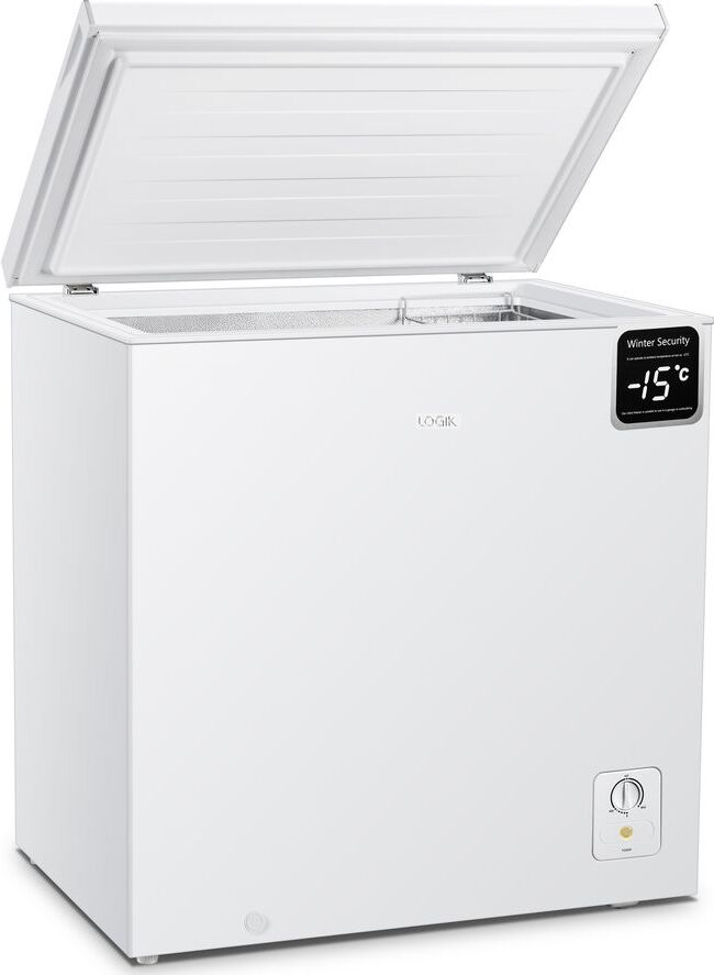 LOGIK L198CFW20 Chest Freezer - White, White