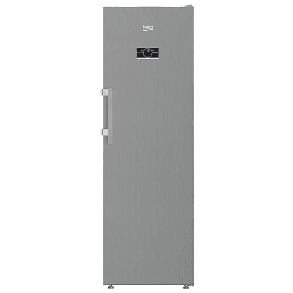 beko congelatore verticale b7rfne315xp, classe d