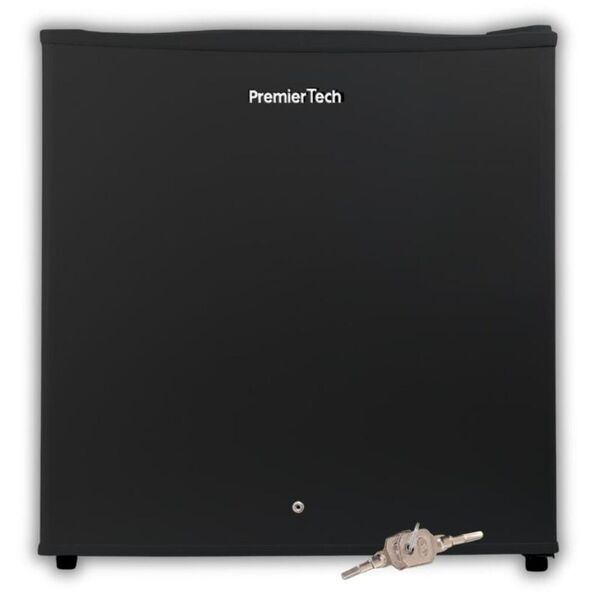 premiertech® premiertech pt-fr32bk mini freezer congelatore verticale con chiave 31 litri -24 gradi 4 stelle **** classe e 47 x 45 x 51cm 39db black