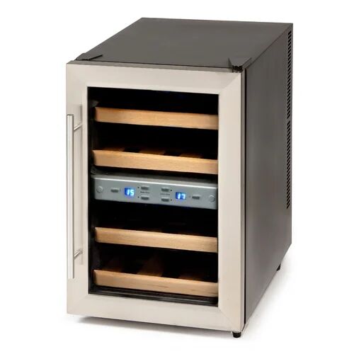 Domo 12 Bottle Double Zone Wine Refrigerator Domo  - Size: 15cm H X 50cm W X 33cm D