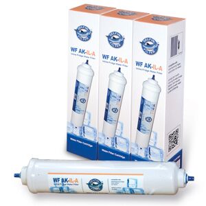 Wasserstelle 3x Delfin Universal-Kühlschrankfilter für Side by Side Kühlschränke