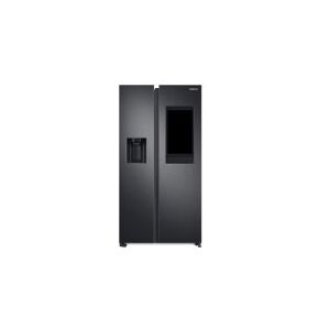 Samsung Family Hub RS6HA8891B1 - Køleskab/fryser - side-by-side med vanddispenser, isdispenser - Wi-Fi - bredde: 91.2 cm - dybde: 71.6 cm - højde: 178 cm - 614 liter - Klasse E - Black DOI