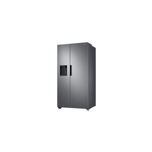 Samsung RS8000 RS67A8810S9 - Køleskab/fryser - side ved side med vanddispenser, isdispenser - bredde: 91.2 cm - dybde: 71.6 cm - højde: 178 cm - 634 liter - Klasse F - raffineret inox