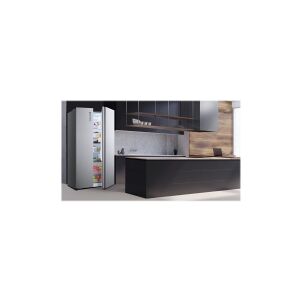 Hisense RS677N4BIE - Køleskab/fryser - side-by-side - bredde: 91 cm - dybde: 64.3 cm - højde: 178.6 cm - 519 liter - Klasse E - inox-look