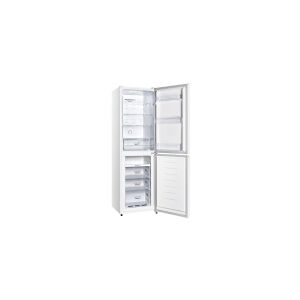 Gorenje Essential NRK418ECW4 - Køleskab/fryser - bund-fryser - bredde: 55 cm - dybde: 55.7 cm - højde: 182.4 cm - 256 liter - Klasse E - hvid