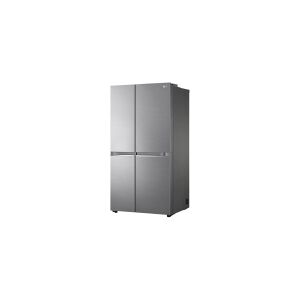 LG Electronics LG GSBV70PZTM - Køleskab/fryser - side-by-side - bredde: 91.3 cm - dybde: 73.5 cm - højde: 179 cm - 655 liter - Klasse F - inox premium